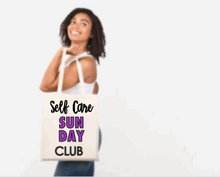 Load image into Gallery viewer, SELF CARE SUNDAY TOTE BAG
